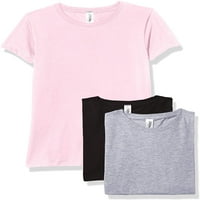 Marky G Odjeća za djevojke s kratkim rukavima kratkih rukava s punim majicama pamuk, s, crna ružičasta