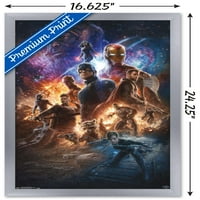 Marvel Cinemat univerzum - osvetnici - Endgame - Svemirski zidni poster, 14.725 22.375