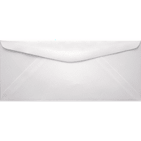 LUXPaper Redovne Koverte, 7 8, Bijelo Platno, Pakovanje 500