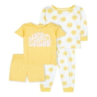 Majice s malim zvijezdom Organic Baby & Toddler kratke i duge rukave, kratke hlače i hlače pidžame, veličina