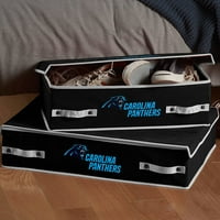 Franklin Sports NFL Carolina Panthers ispod kante za odlaganje kreveta-velike