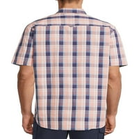 Ocean Current Muška karirana pletena košulja sa dugmadima, veličine S-XL, muška košulja