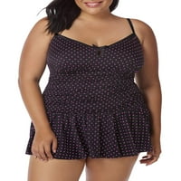 Jednostavno tanka ženska plivačka haljina Plus veličine za mršavljenje sa Shirred Cami mašnom