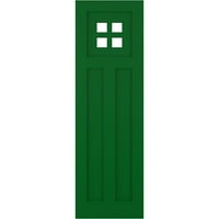 Ekena Millwork 15 W 63 H True Fit PVC San Antonio Misinski stil fiksne kapke, viridian zeleno