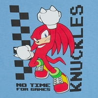 Boys Sonic Hedgehog Knuckles grafička majica, 2 pakovanja, veličine XS-XXL