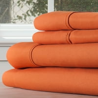 Somerset Home serija posteljina od mikrovlakana, narandžasta, Twin, XL