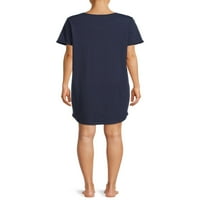 George Essentials ženska Noćna suknja za vrat od organskog pamuka