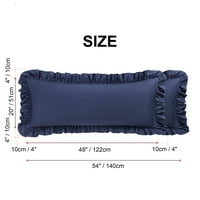 Jedinstvena povoljna cijena pamuk koverta za zatvaranje tijela na volane jastučnica tamnoplava 20 x54