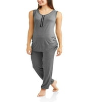 Nurture by Lamaze Materinstvo Nursing Top i pantalone Set pidžama -- dostupno u Plus veličini