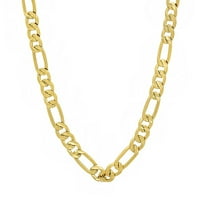 Zlatari 14k od punog zlata Figaro lanac ogrlica u kutiji