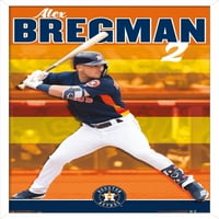 Houston Astros - Ale Bregman Zidni Poster, 14.725 22.375