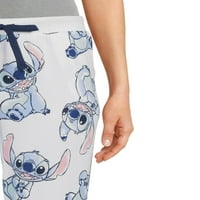 Disney Stitch ženske i ženske Plus Size grafičke Džogere za spavanje
