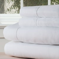 Somerset Home Series Microtiber krevet za krevet, bijeli, blizanci