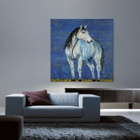 Plava nota Appaloosa konj Slikanje Ispis na zamotanom platnu