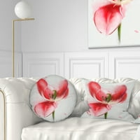 Dizajdraj prekrasnog crvenog maka - cvjetni jastuk za bacanje - 12x20
