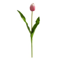 Skoro prirodno 23in. Umjetni Cvijet Holandskog Tulipana, Ljubičasta