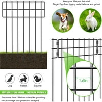Ograda za zaštitu životinja, u Ft no Dig Garden dekorativna ograda, metalna ograda za baštu otporna na rđu