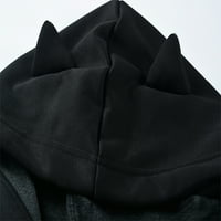jsaierl hoodie za automobile za žene tamna y2k gornja gornja čipka u obliku dugih rukava od pulover s ramenom