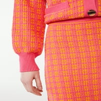 Ženska Mini džemper suknja od tvida
