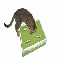 Petstages travnata zakrpa lov na interaktivnu mačku igračku, zelenu, jednu veličinu
