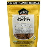 Go Raw Organic Sunflower Fla Snax, oz