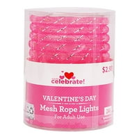 Način Za Proslavu Valentine Pink Mesh Užad Svjetla