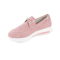 Ženske patike za platforme kliznu na udobne lagane cipele ružičaste veličine 10.5