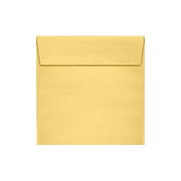 Luxpaper Square Peel & Press Pozivnice Koverte, 1 2, Zlato Metalik, Paket