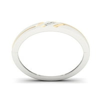 1 20ct TDW Diamond s Sterling Silver muški prsten