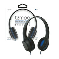 Slušalice preko ušiju i na uhu Sentry Industries Dlx100: Tempo Stereo slušalice sa Mc u mornarici