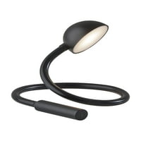 Simplee adesso Cobra LED stolna lampa, crna, plastična, plastična sjenilo