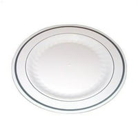 Masterpiece Premium kvalitetne teške plastične ploče: tanjiri za večeru i tanjiri za salatu
