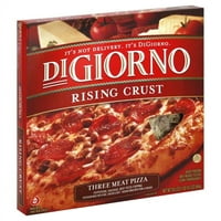 DiGiorno Rising Crust Three Meat Pizza, 30. oz